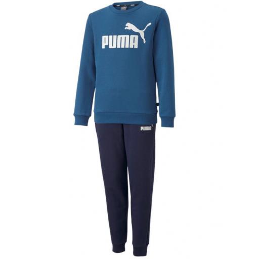 Chándal Puma No.1 Logo Sweat Suit FL Niños Azul [0]