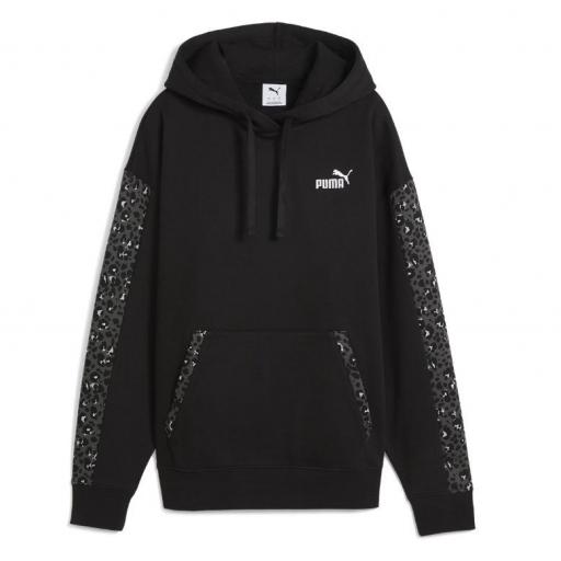 Sudadera Puma Essentials Graphic Animal Print Negra [0]