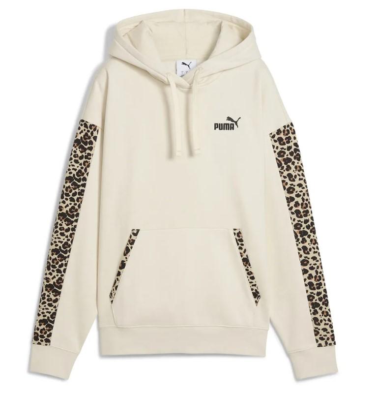 Sudadera Puma Essentials Graphic Animal Print Beige