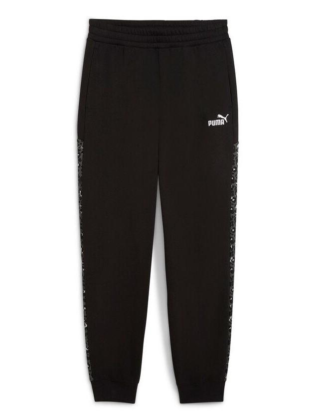 Pantalón Largo Puma Essentials Graphic Animal Print Negro