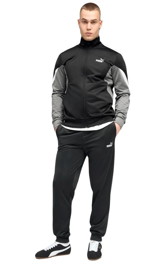 Chándal Puma Essentials Poly Suit Negro/Gris