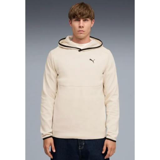 Sudadera Puma Hombre PUMATECH Hoodie Beige [1]