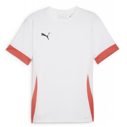 Camiseta Puma Individual Padel Jersey Blanco/Rojo