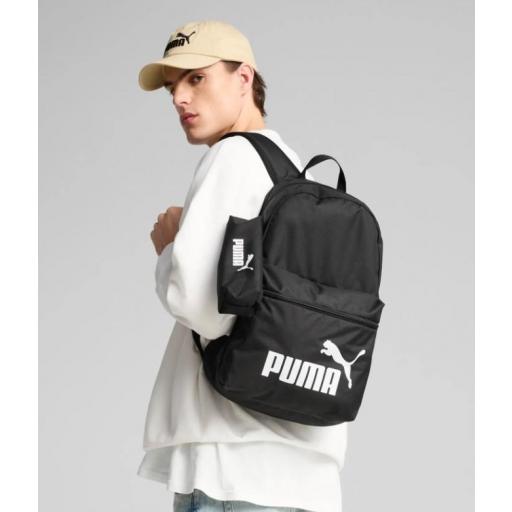Mochila con Estuche Puma Phase Backpack Set Negra [2]