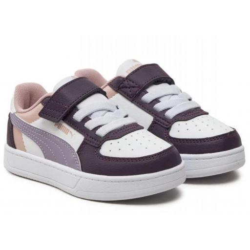 Zapatillas Puma Caven 2.0 Block Velcro Morado/Rosa [1]