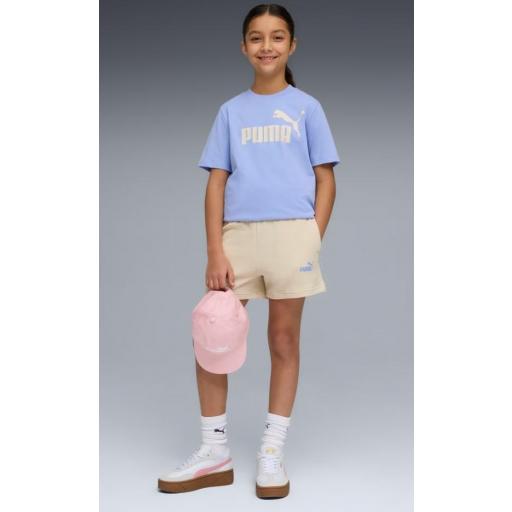 Conjunto Puma Esentials Logo Niñas Lila/Beige [1]