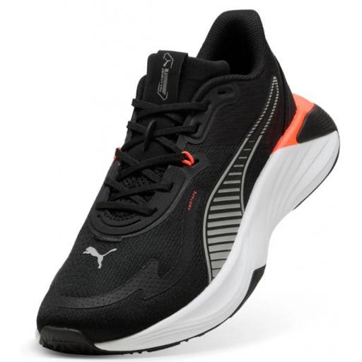 Zapatillas Puma PWR Hybrid TR Negro/Rojo [2]