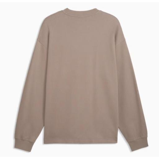 Sudadera Puma ESS Elevated Relaxed Marrón [2]