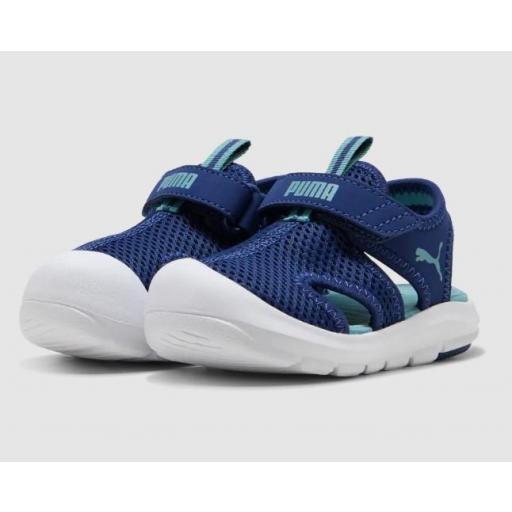 Sandalias Puma Fun Racer Mesh Niño Pequeño Azul [1]