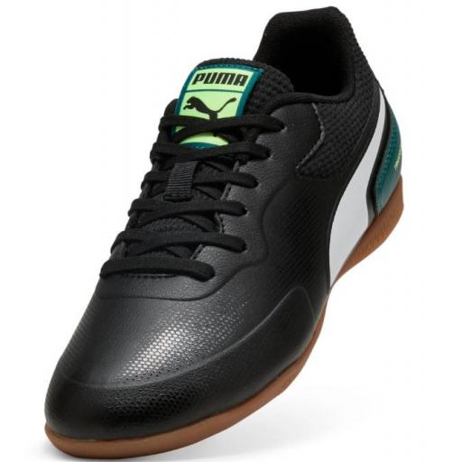 Zapatillas Fútbol Sala Puma Truco III Jr Negro/Verde [2]