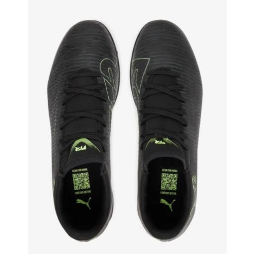 Bota Fútbol Puma Future 8 Play Turf Negro/Verde [2]
