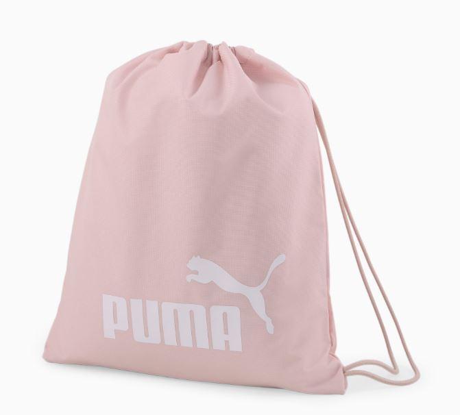 Saco Puma Phase Gym Sack Rosa/Blanco