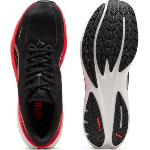 Zapatillas Puma Velocity Nitro 5 Negro/Rojo [2]