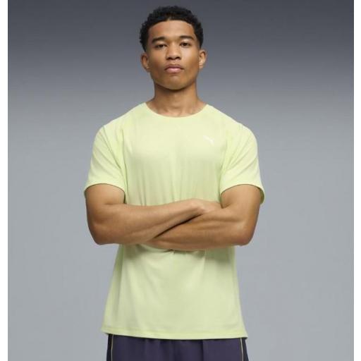 Camiseta Puma Run Velocity Verde Manzana [1]
