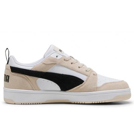 Zapatillas Puma Rebound v6 Low SD Blanco/Beige