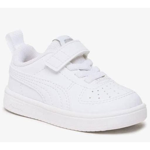 Zapatillas Puma Rickie AC+ Inf Velcro Blancas [1]