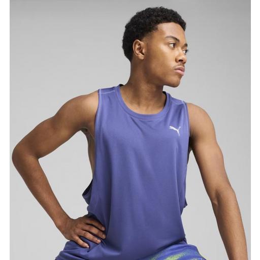 Camiseta Sin Mangas Puma Run Velocity Azul [1]