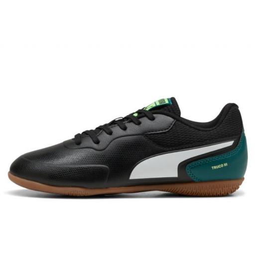 Zapatillas Fútbol Sala Puma Truco III Jr Negro/Verde [1]