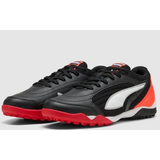 Bota Fútbol Puma Truco IV Turf Negro/Naranja [1]