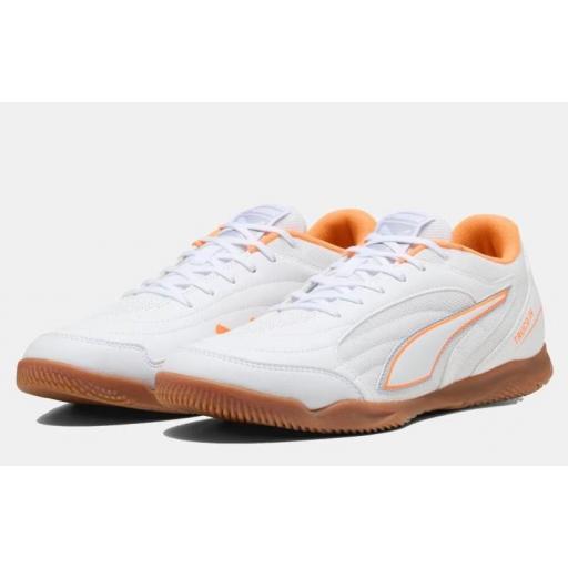 Zapatillas Fútbol Sala Puma Truco IV Blanco/Naranja [0]