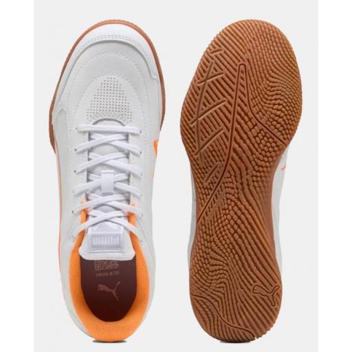Zapatillas Fútbol Sala Puma Truco IV Blanco/Naranja [3]