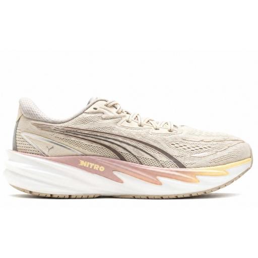 Zapatillas Puma Velocity Nitro 4 Beige/Rosa [0]