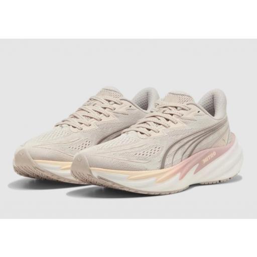 Zapatillas Puma Velocity Nitro 4 Beige/Rosa [1]