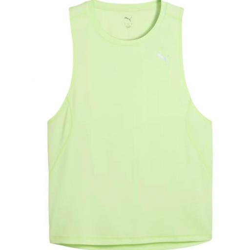 Camiseta Tirantes Puma Run Velocity Tank Verde Manzana [0]