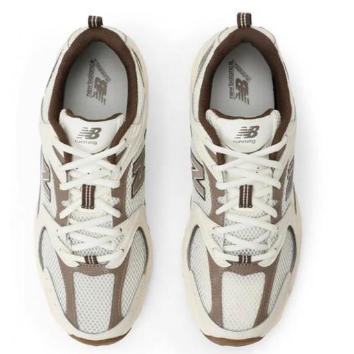 Zapatillas New Balance 530 Beige Claro/Marrón [2]