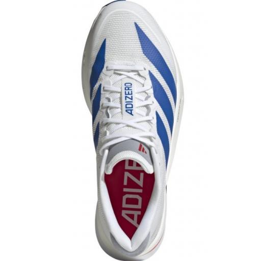 Zapatillas Adidas Adizero Boston 13 M Blanco/Azul [2]