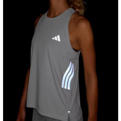 Camiseta Tirantes Adidas Iconic Tank W Verde Sage [2]