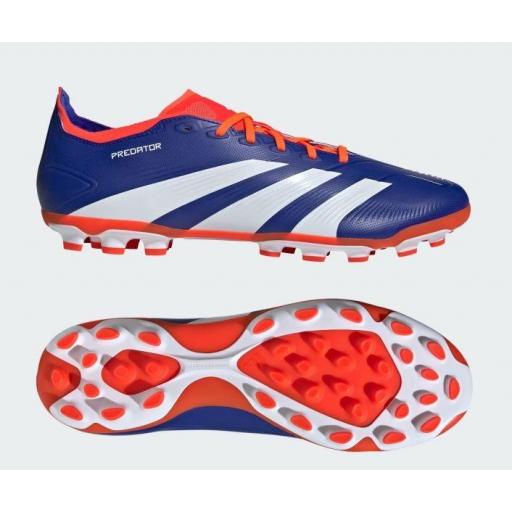 Bota Fútbol Adidas Predator League 2G/3G AG Azul/Naranja [2]