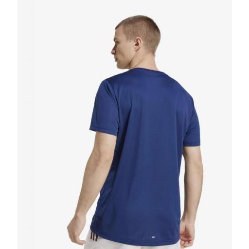 Camiseta Adidas Run It Tee Marino/Azul [2]