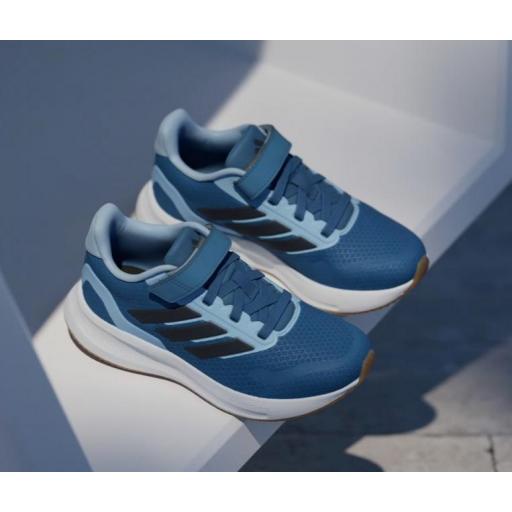 Zapatillas Adidas Runfalcon 5 EL C Velcro Azules [2]
