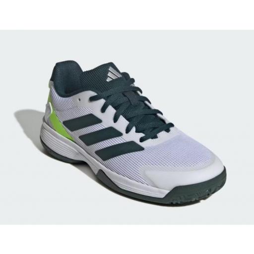Zapatillas Adidas Ubersonic K Tenis Niño Blanco/Verde [1]