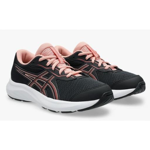 Zapatillas Asics Contend 9 GS Negro/Rosa [1]