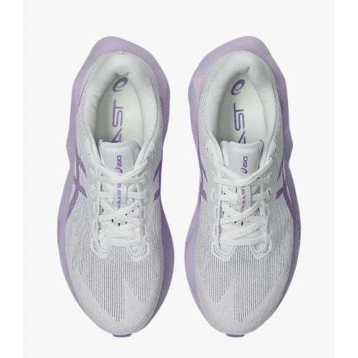 Zapatillas Asics Novablast 6 Blanco/Lila [2]