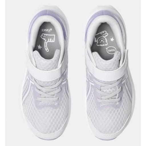 Zapatillas Asics Patriot 14 PS Velcro Gris/Lila [2]