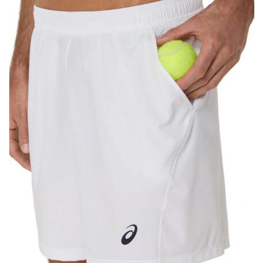 Pantalón Corto Asics Court 7IN Short Blanco [1]