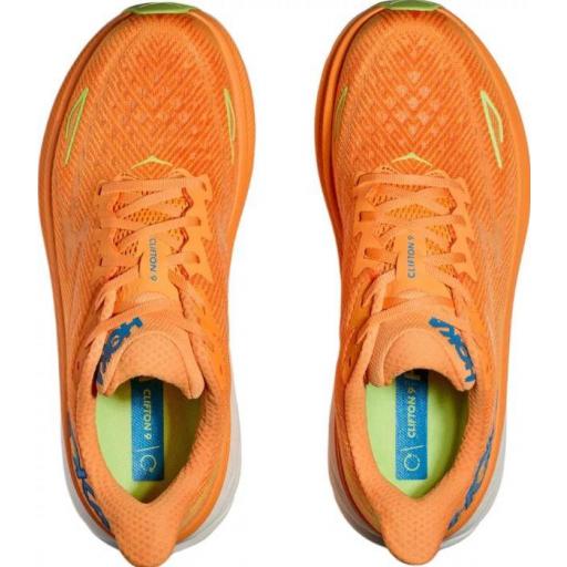 Zapatillas HOKA One One Clifton 9 Naranja/Amarillo [1]