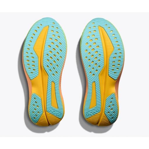 Zapatillas HOKA Mach 6 Blanco/Naranja/Verde [3]
