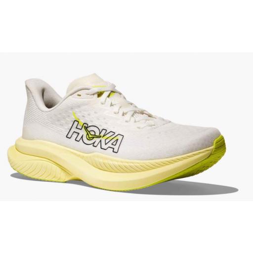 Zapatillas HOKA W Mach 6 Blanco/Amarillo [1]