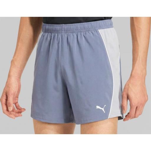 Pantalón Corto Puma Run Velocity 5" Gray Sky [1]