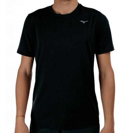 Camiseta Mizuno Impulse Core Tee Negra [1]