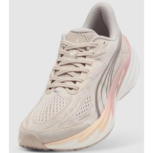 Zapatillas Puma Velocity Nitro 4 Beige/Rosa [2]