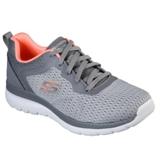 Zapatillas Skechers Bountiful Quick Path Gris/Coral [1]