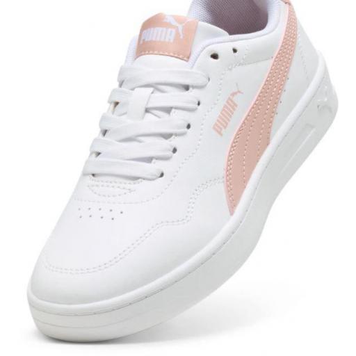 Zapatillas Puma Court Lally Jr Blanco/Rosa [2]