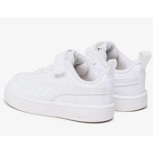 Zapatillas Puma Rickie AC+ Inf Velcro Blancas [2]