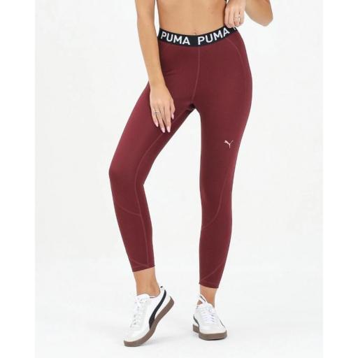 Malla Puma STRONG Tight Cintura Alta Granate [1]