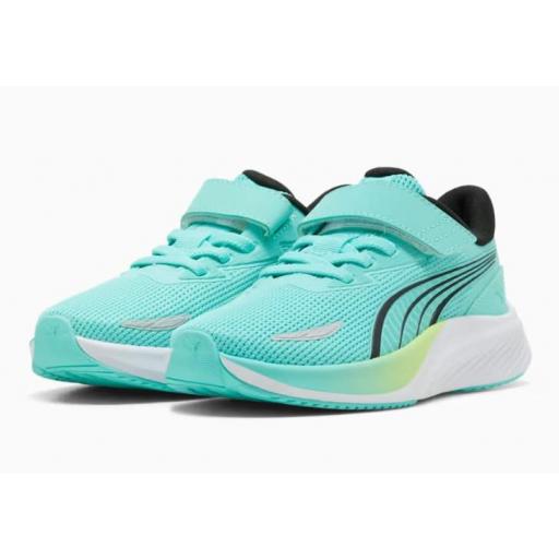 Zapatillas Puma Pounce Lite 2 Velcro Verde Menta [1]